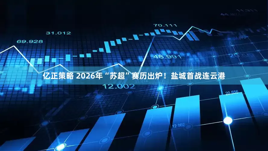 亿正策略 2026年“苏超”赛历出炉！盐城首战连云港